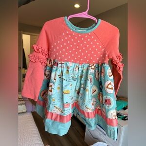 Matilda Jane Sweetie Pie Baking Dress Size 2 GUC